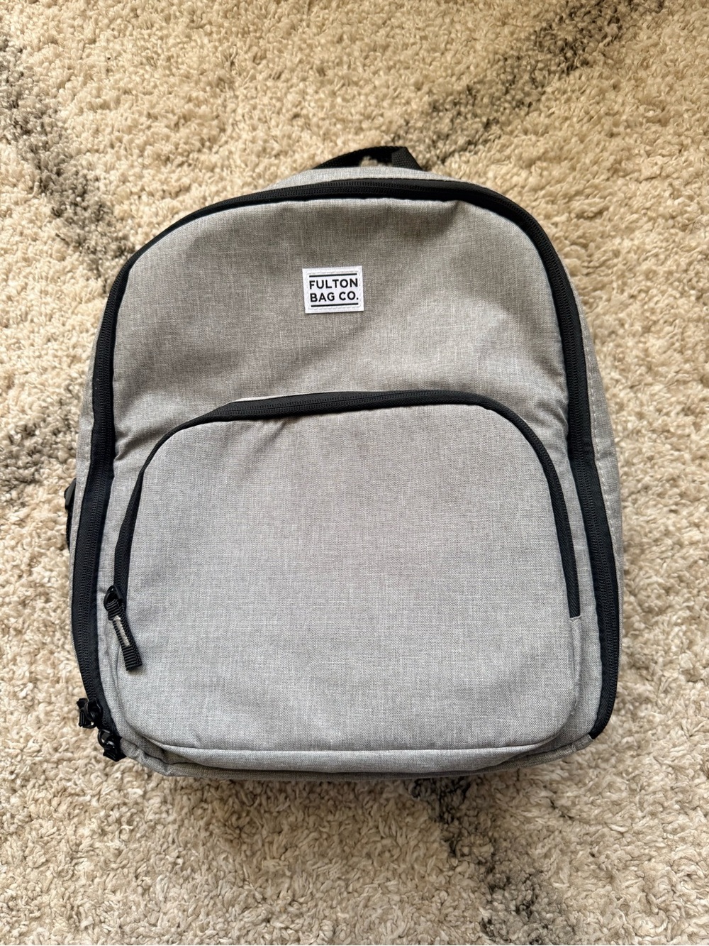Light Gray Diaper Backpack